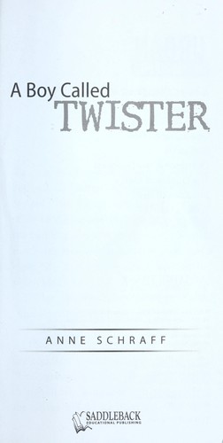 A Boy Called Twister (Urban Underground #3)